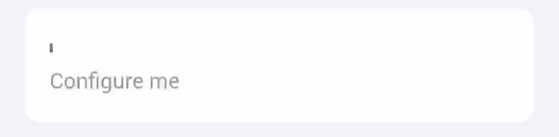 Label widget animation