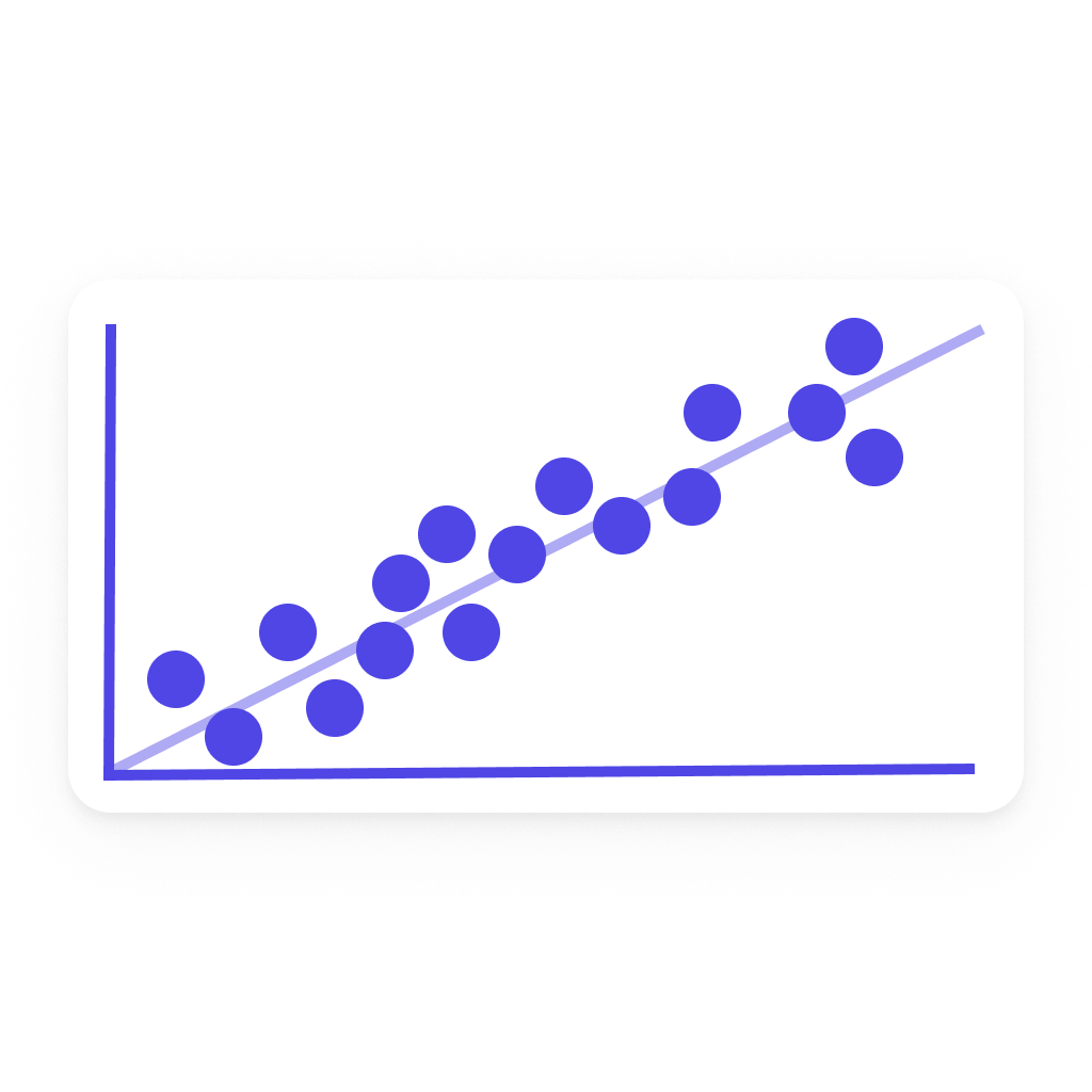 Scatter plot widget preview